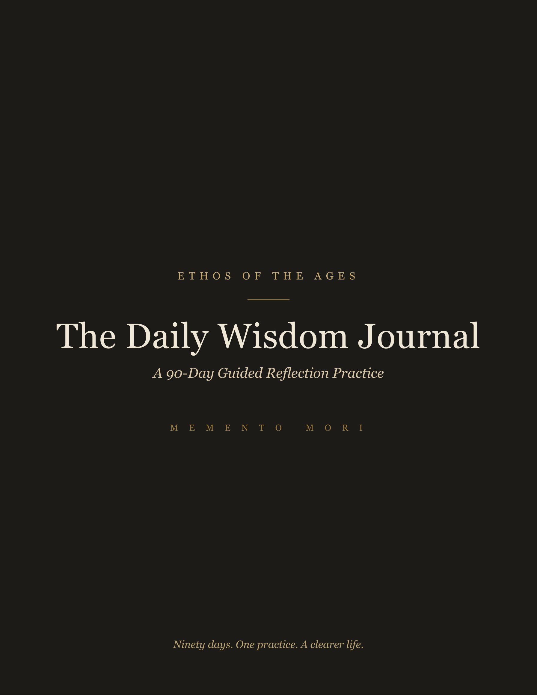 The Daily Wisdom Journal — cover